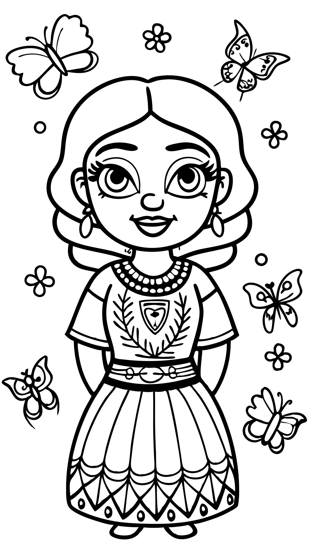 coloriage mirabel encanto